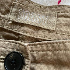 Toast Cotton Linen Canvas Trousers Sand Dune (UK Size)16